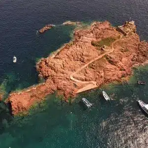 Le lion de mer vue aérienne Fréjus